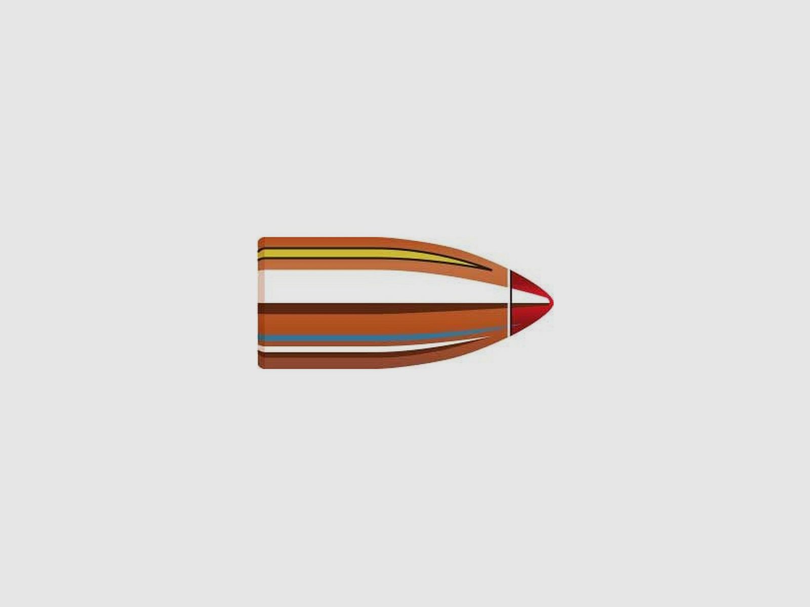 Boîte de 100 ogives Hornady 22 .224 35GR V-MAX 22252