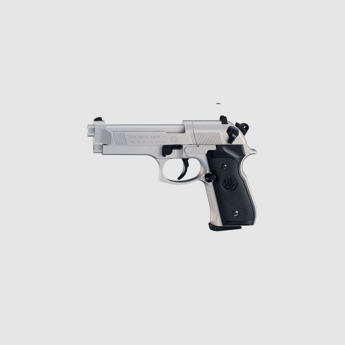 Beretta CO2 Pistole 92F Nickel Kal.4,5mm 8 Schuss, Bild 1 von 2