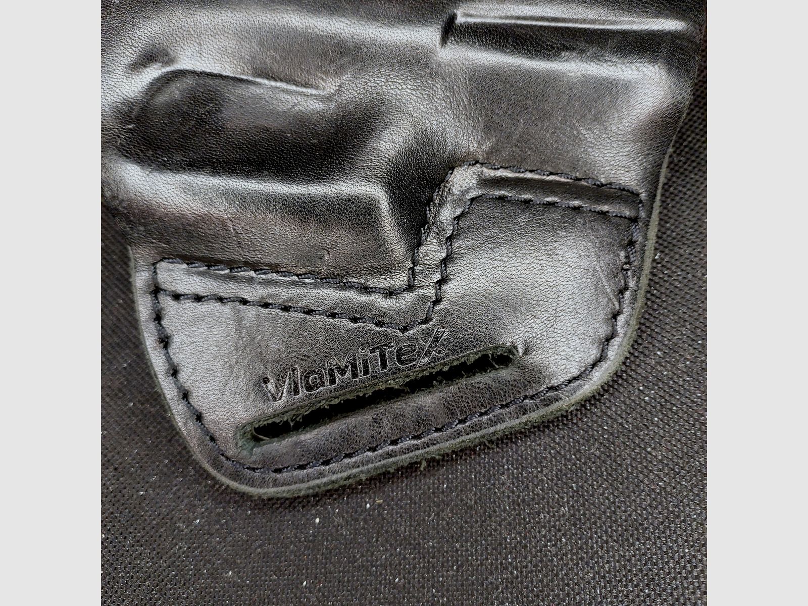 Walther P99 Schreckschuss Pistole 9mm P.A.K. bicolor Nickel (PTB 762) P 99 mit Lederholster