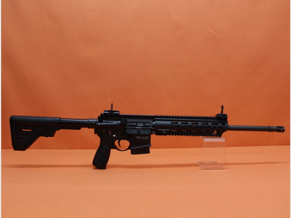 Heckler&Koch Ha. Fucile .223Rem Heckler&Koch/H&K MR223 A3 16,5" canna nera HKey, sistema a pistone a gas AR-15/HK416