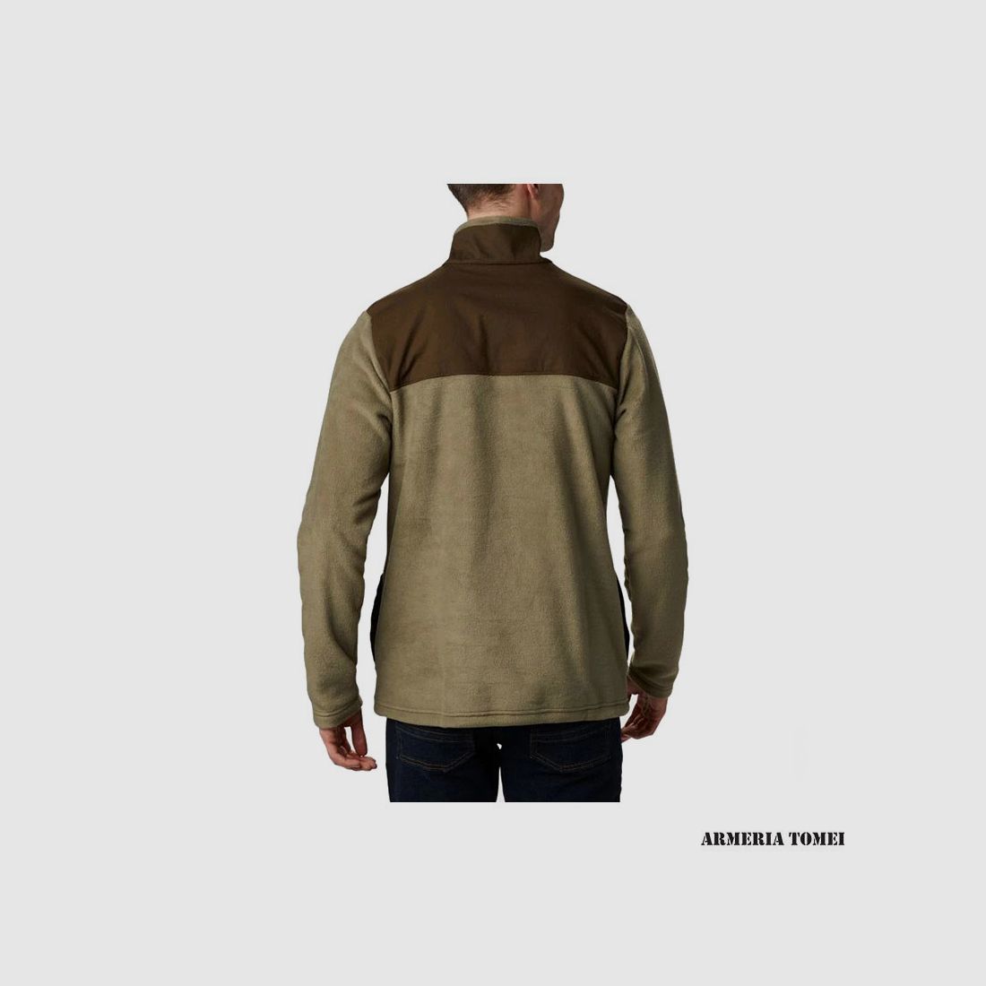 PULLOVER – HERREN – COLUMBIA – COTTONWOOD PARK HALF SNAP Stone Green, Olive Green, Bild 2 von 5
