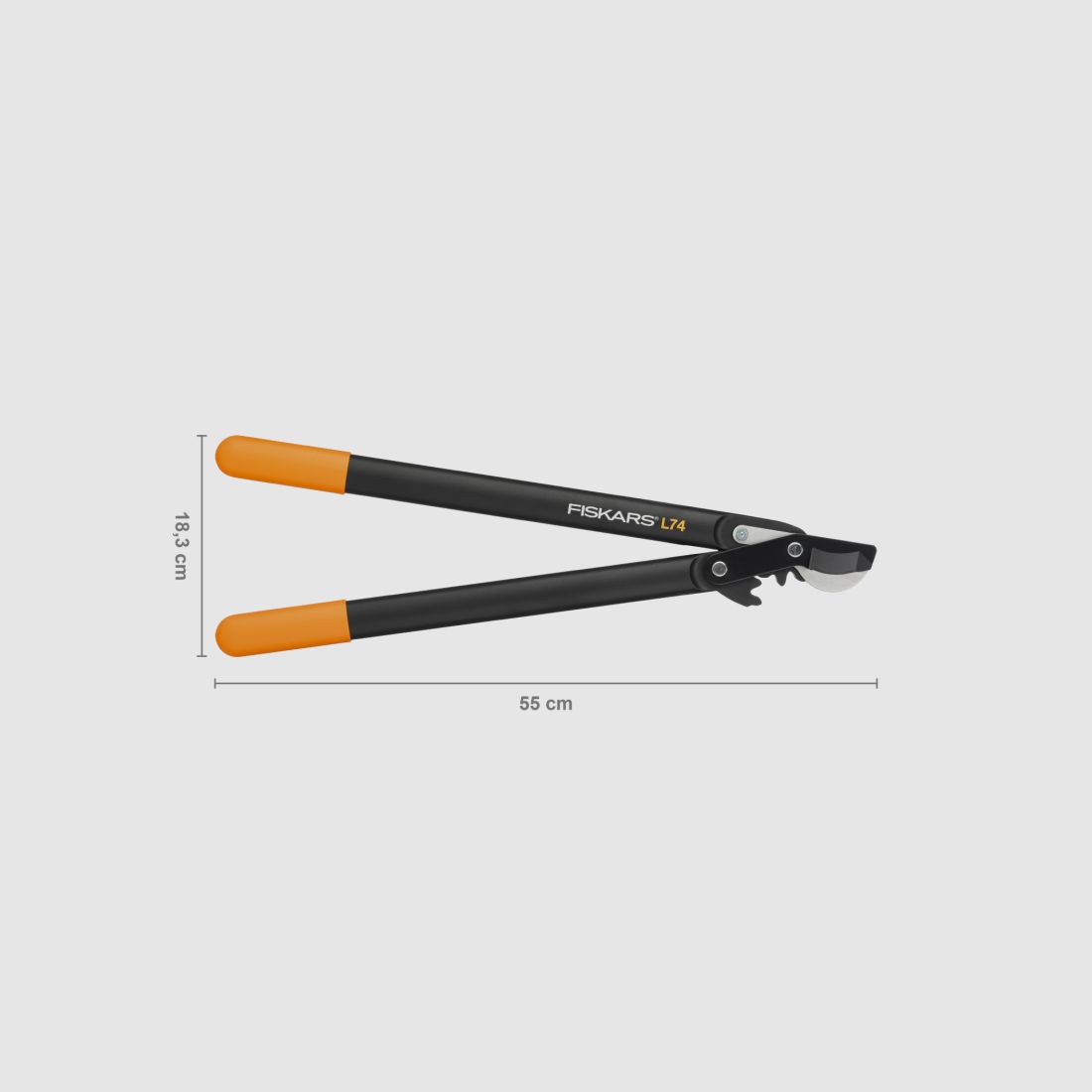Fiskars Getriebeastschere PowerGear II Bypass L74