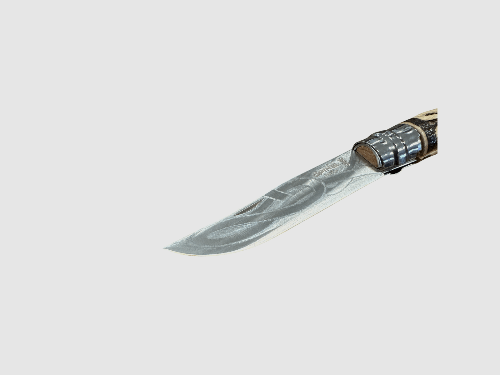 KNIFE – OPINEL – N.9 INOX INTRECCIO + PYROGRAPHY HANDMADE, image 3 of 4