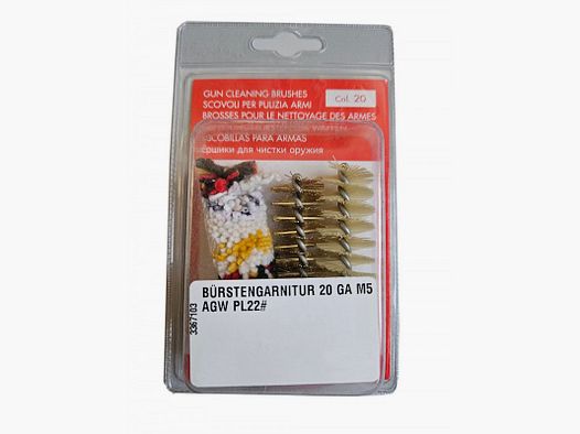 SET DI SPAZZOLE 20 GA M5 AGW