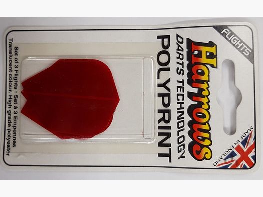 Dartpoint Flights Longlife Standard red Dart & Accessories