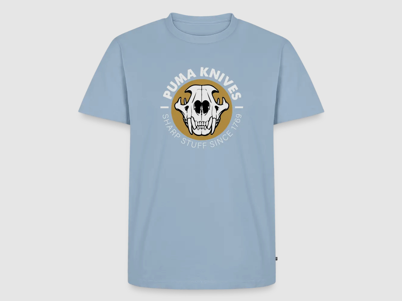 PUMA Męska Premium Koszulka "Skull Frontal Sharp Stuff" Biała