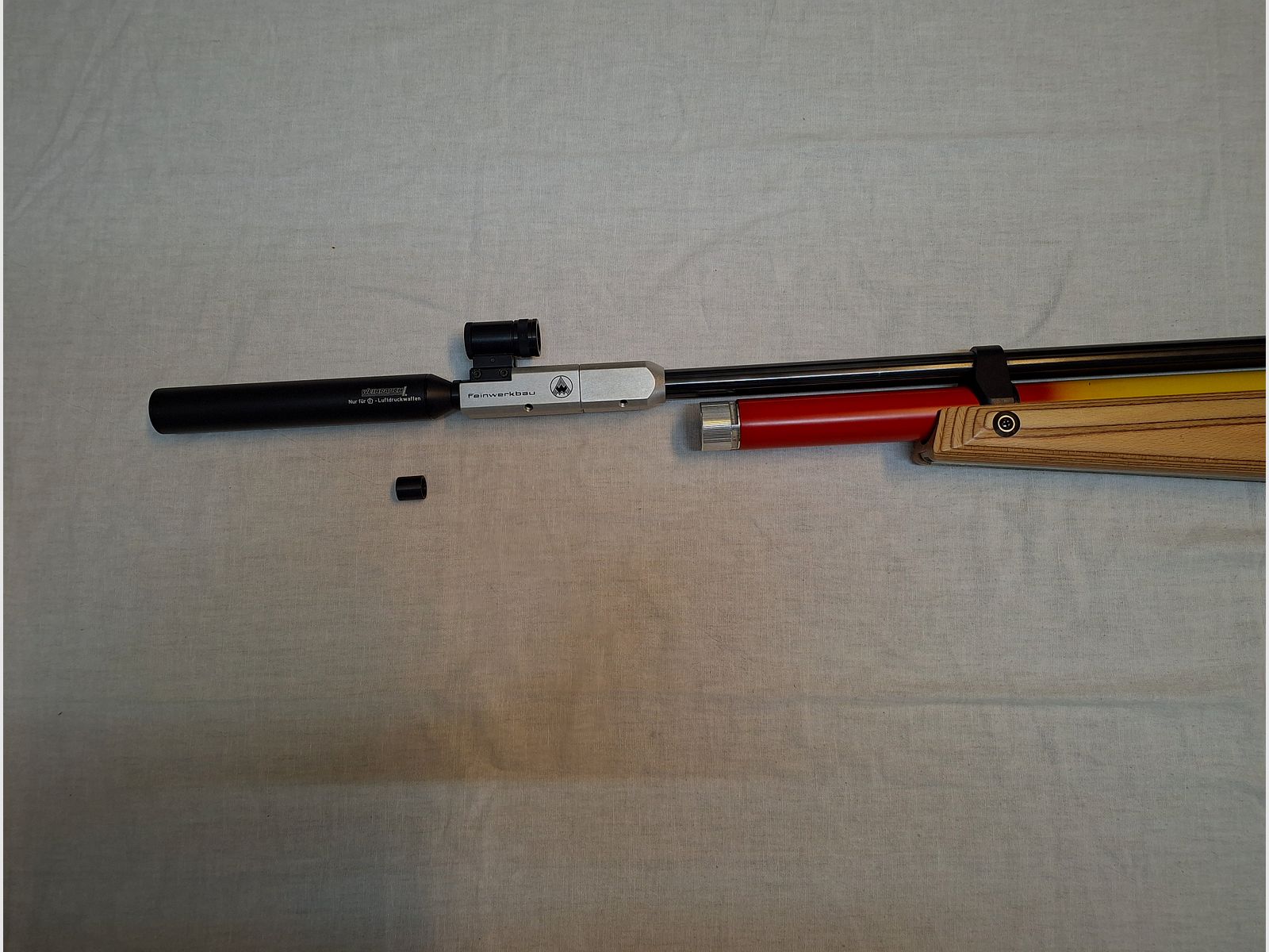 Feinwerkbau Model P 70 with silencer