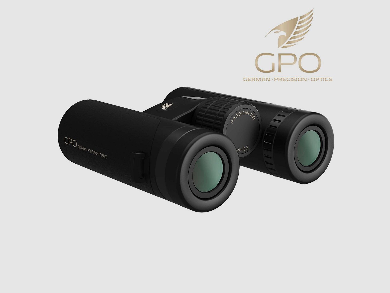 GPO B300 Fernglas Passion ED 8x32 schwarz mit Zubehör Birdwatching Naturbeobachtung 50110000