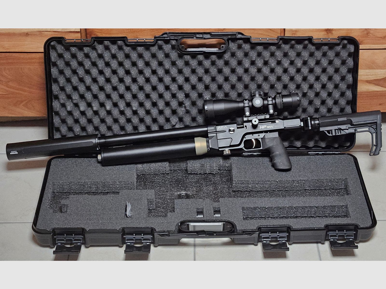 Luftgewehr AEA HPMAX Mk2 9mm inkl. Koffer