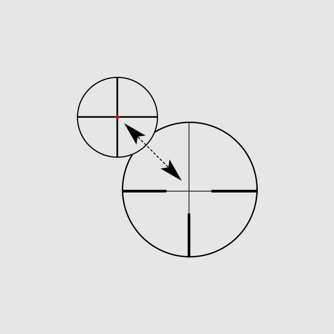 ZEISS Conquest V6 2-12x50 M ill. Reticle 60 with Zeiss rail riflescope LP
