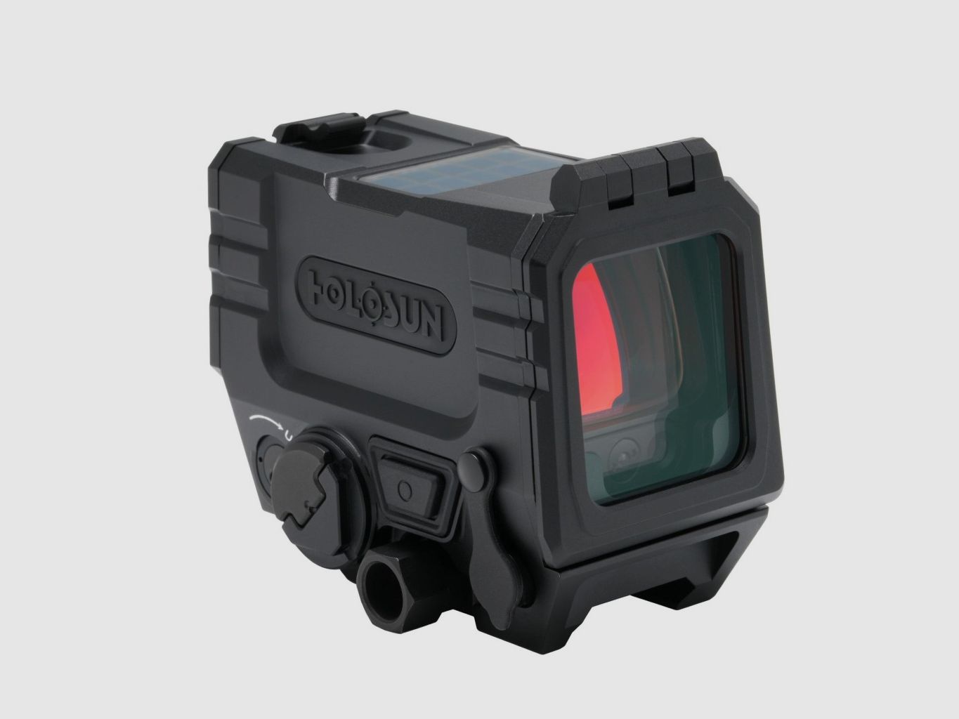 Holosun Reflex Visier mit Laserzielgerät, Modell AEMS-EVO-DUAL mit rotem Wechselabsehen: 2MOA Dot & 65MOA Circledot und grünem Laser mit IR Laser, Bild 2 von 2