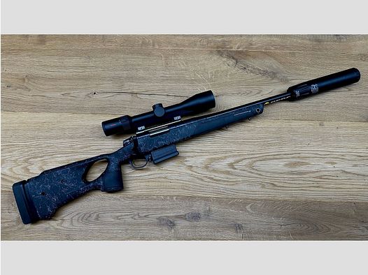 Bergara B14 Thumbhole / .308 Win / 46cm LL / Minox RS-4 2,5-10x50 / A-Tec H3 / Präzise Jagen Adapter / Repetierbüchse Repetierer 98er