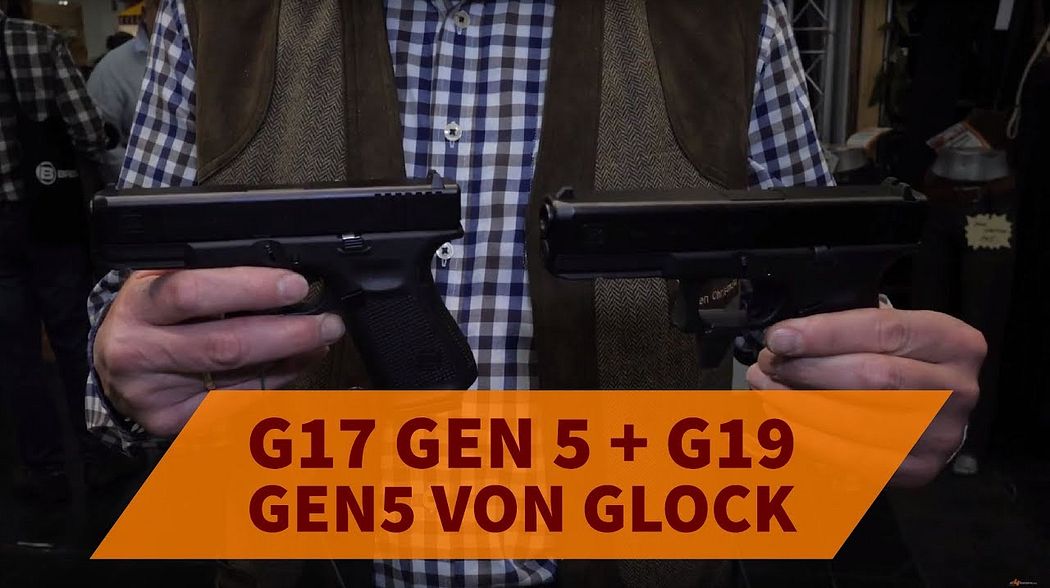 GLOCK auf der Jagd & Hund 2018: Die Pistolenmodelle G17 Gen 5 + G19 Gen5 von GLOCK