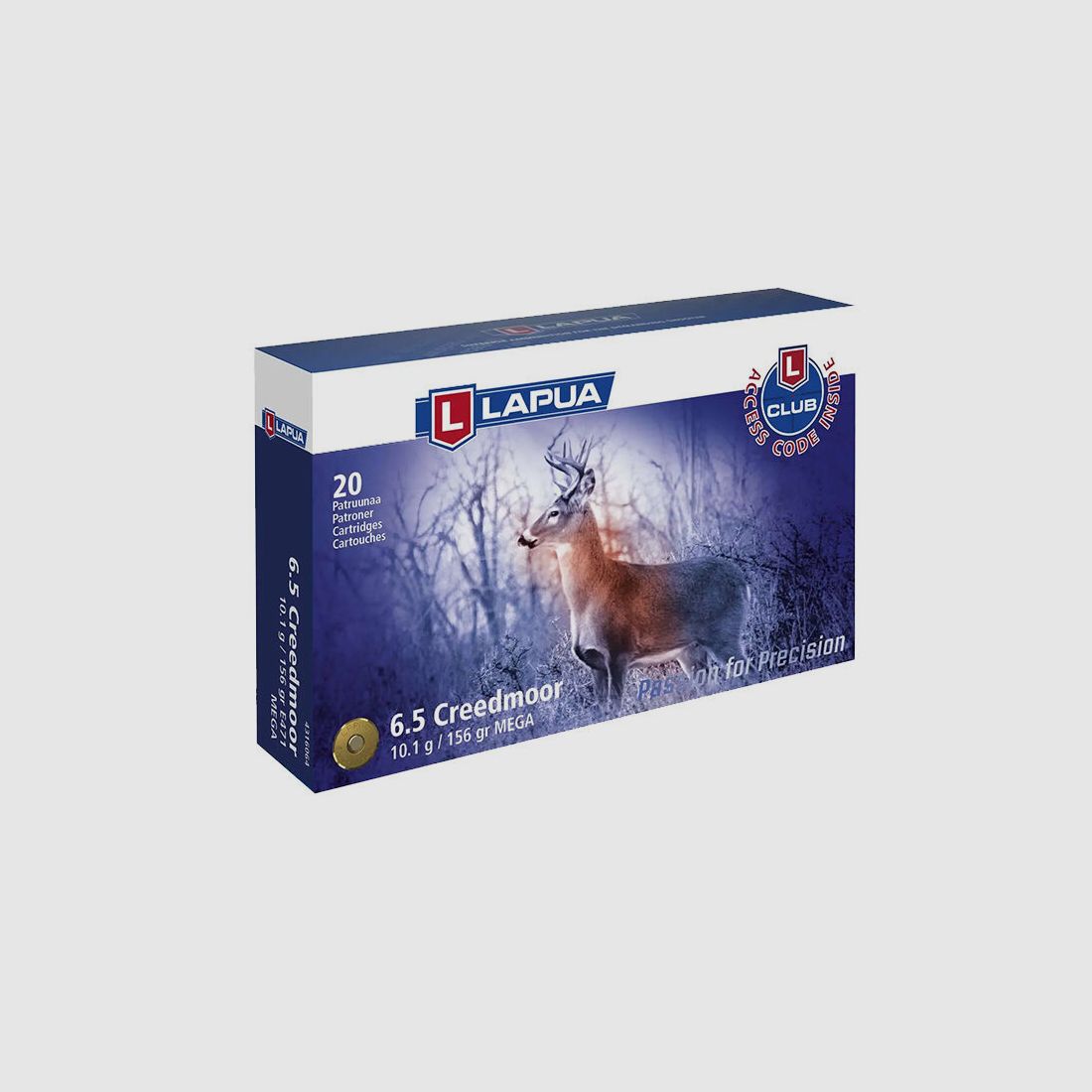 Lapua Mega SP 10.1g / 156gr 20 pcs 6.5 Creedmoor