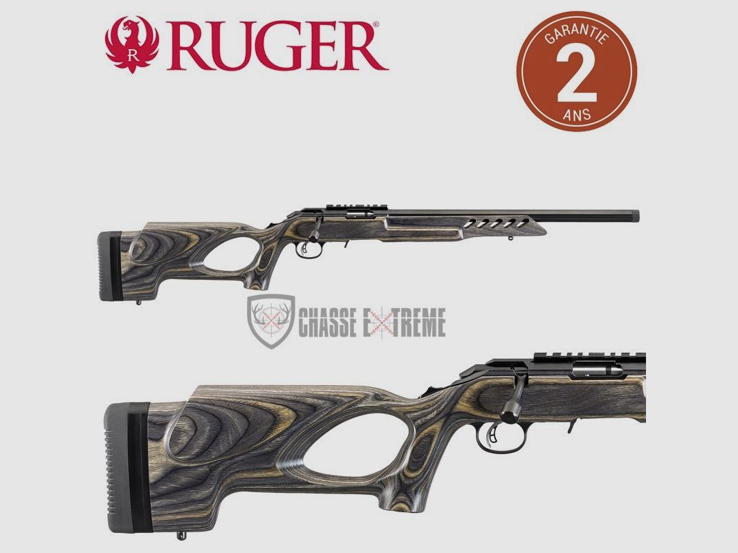 RUGER American Rimfire Target Repetierbüchse Lochschaft 46cm Kal. 22lr