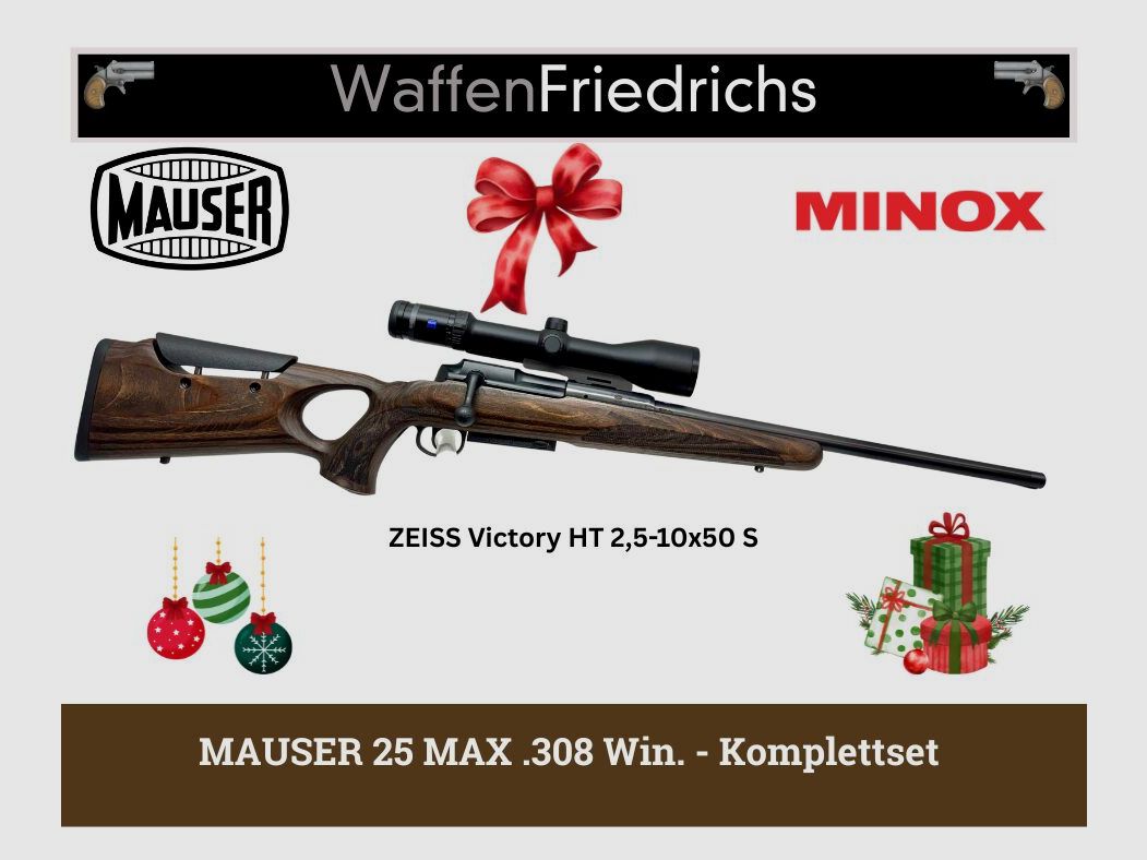 MAUSER 25 MAX Komplettset - Waffen Friedrichs