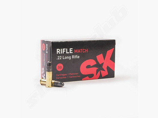 SK Nammo Schönebeck Rifle Match LRN 40grs 50St .22lr
