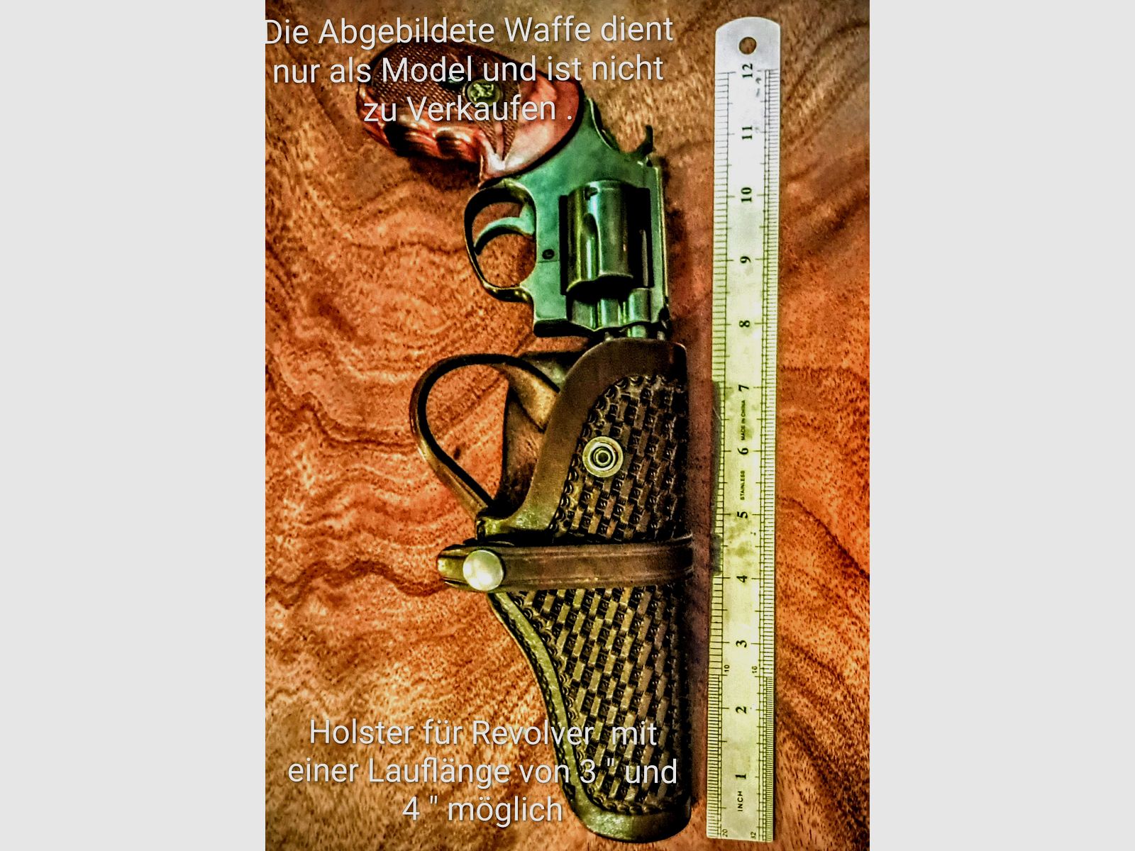 Revolverholster / Neu / Viking # 78 / aus dickem Leder