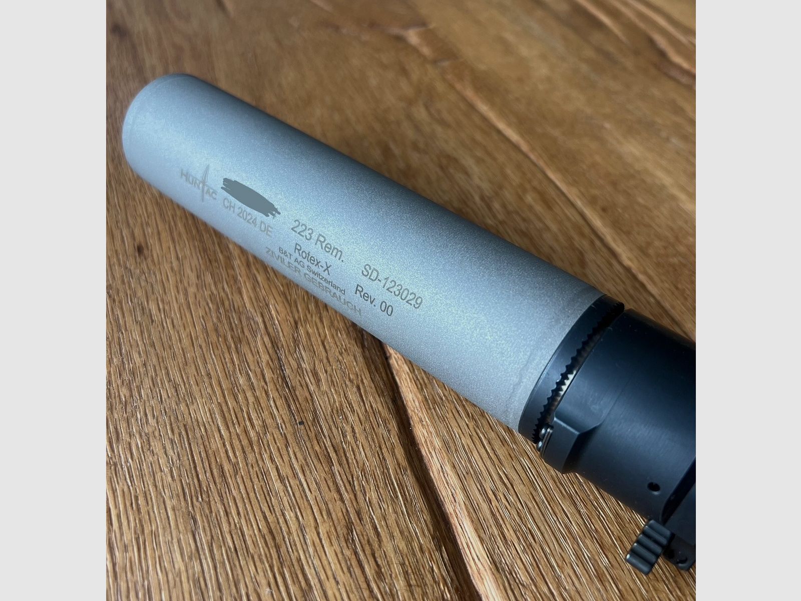 B&T ROTEX-X (.223) con QD quick detach per AR-15 NATO A2 suppressor da volata | usato poco, immagine 2 di 5