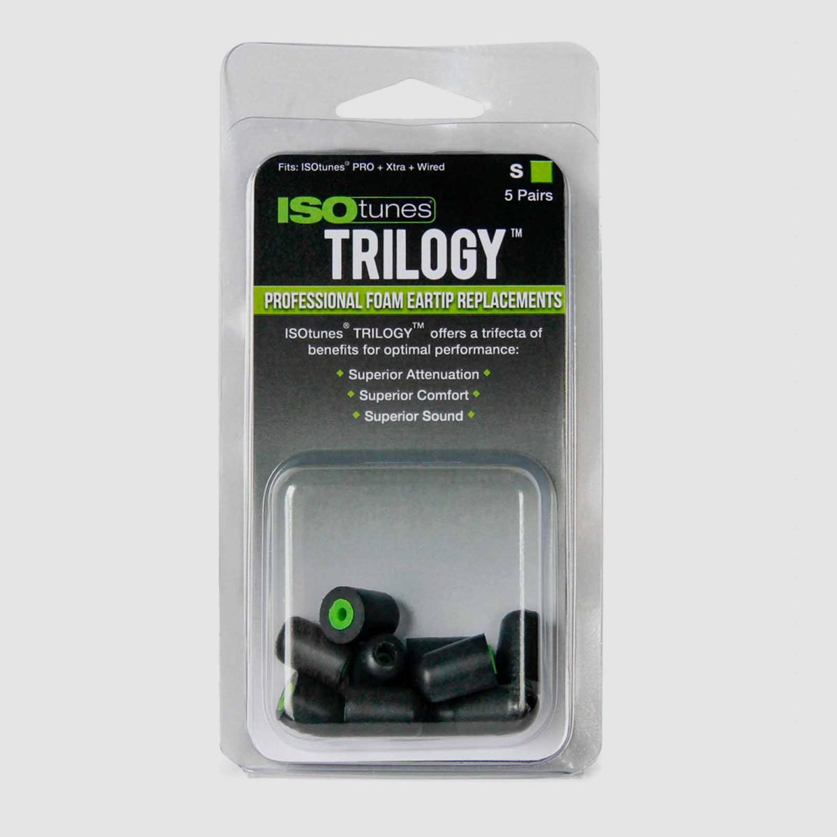 ISOTUNES Wymienne zatyczki do uszu Trilogy S