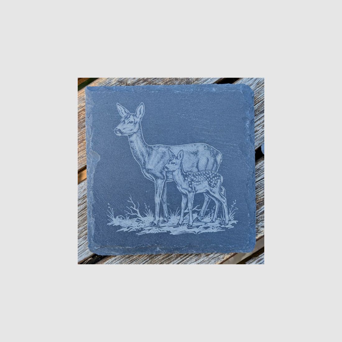 Hunting-themed slate coasters for hunters