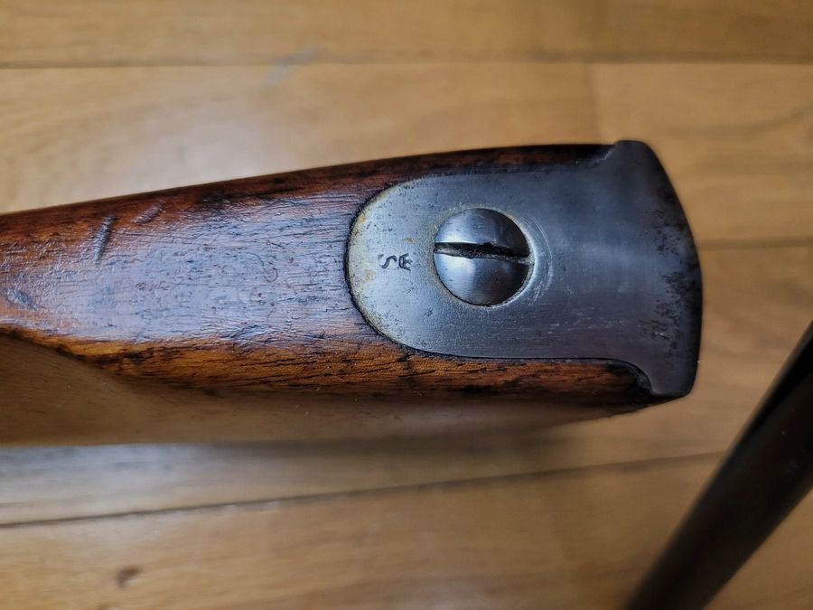 Sehr gutes Gewehr 1777 modifiziert AN IX – Kaiserliche Manufaktur von St Étienne – Jahr 1810 – sehr homogen – Gewehrriemen und Bajonett – Ausgezeichneter Zustand!, Bild 23 von 29
