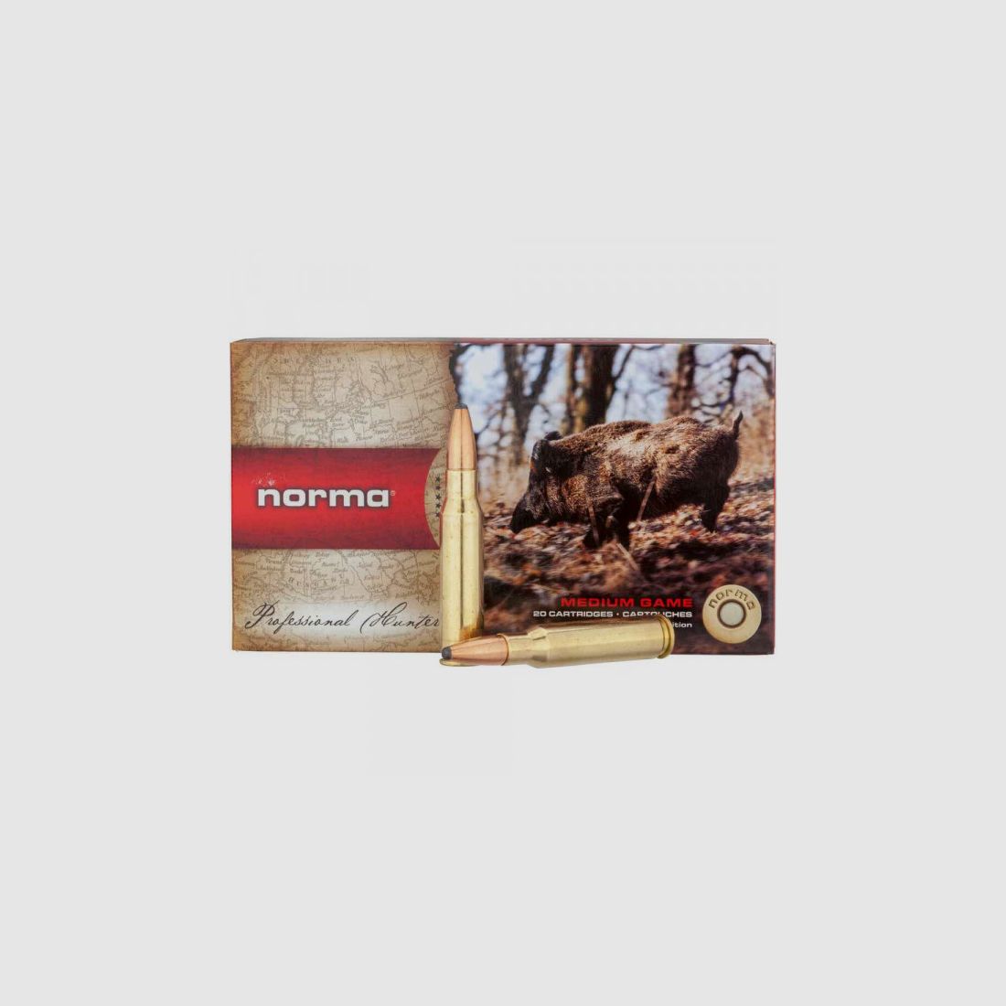 NORMA VULKAN 308WIN - 180 GRS. - BÜCHSENPATRONEN - 20 SCHUSS