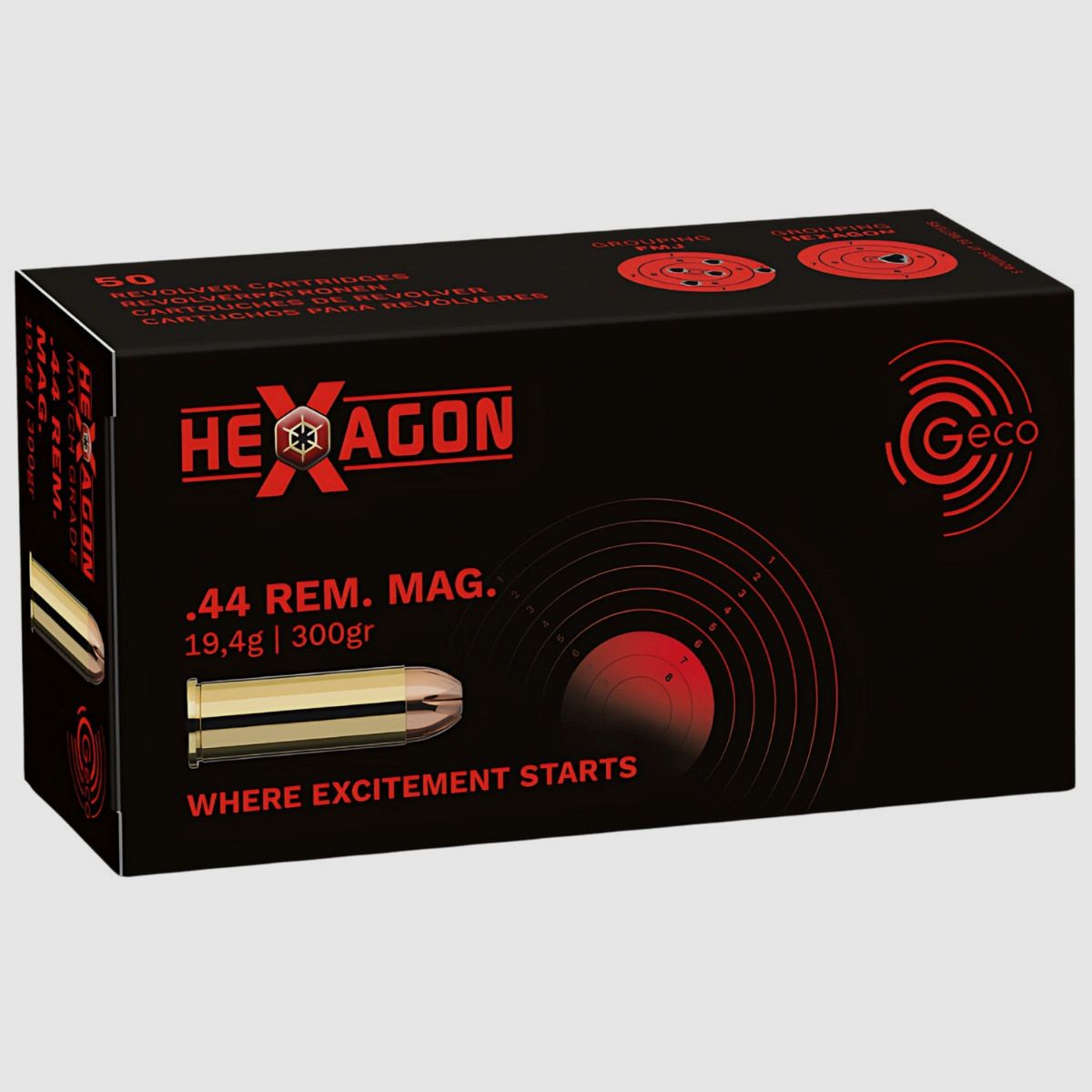 .44 Magnum Geco JHP Hexagon 300gr/19,4g (2408124), zdjęcie 1 z 2