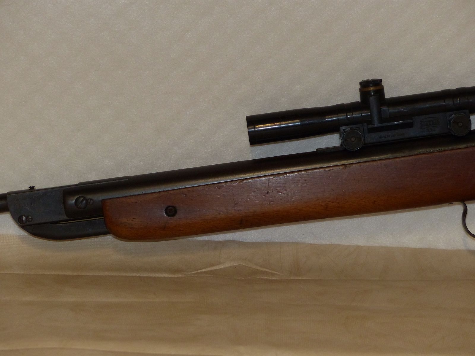 Druckluftgewehr Luftgewehr Diana Mod. 27 oh. F, mit Zielfernrohr Stable 2,2-fach Fadenkreuz 1970 vintage