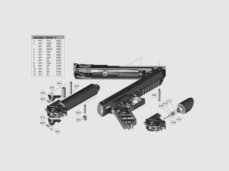 Ersatzteil Zoraki HP-01 N.6040