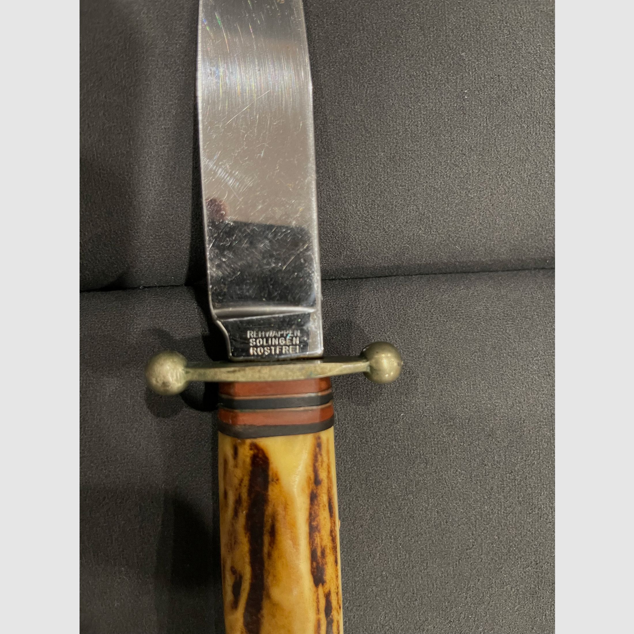 Linder Rehwappen Jagdmesser Fahrtenmesser Solingen