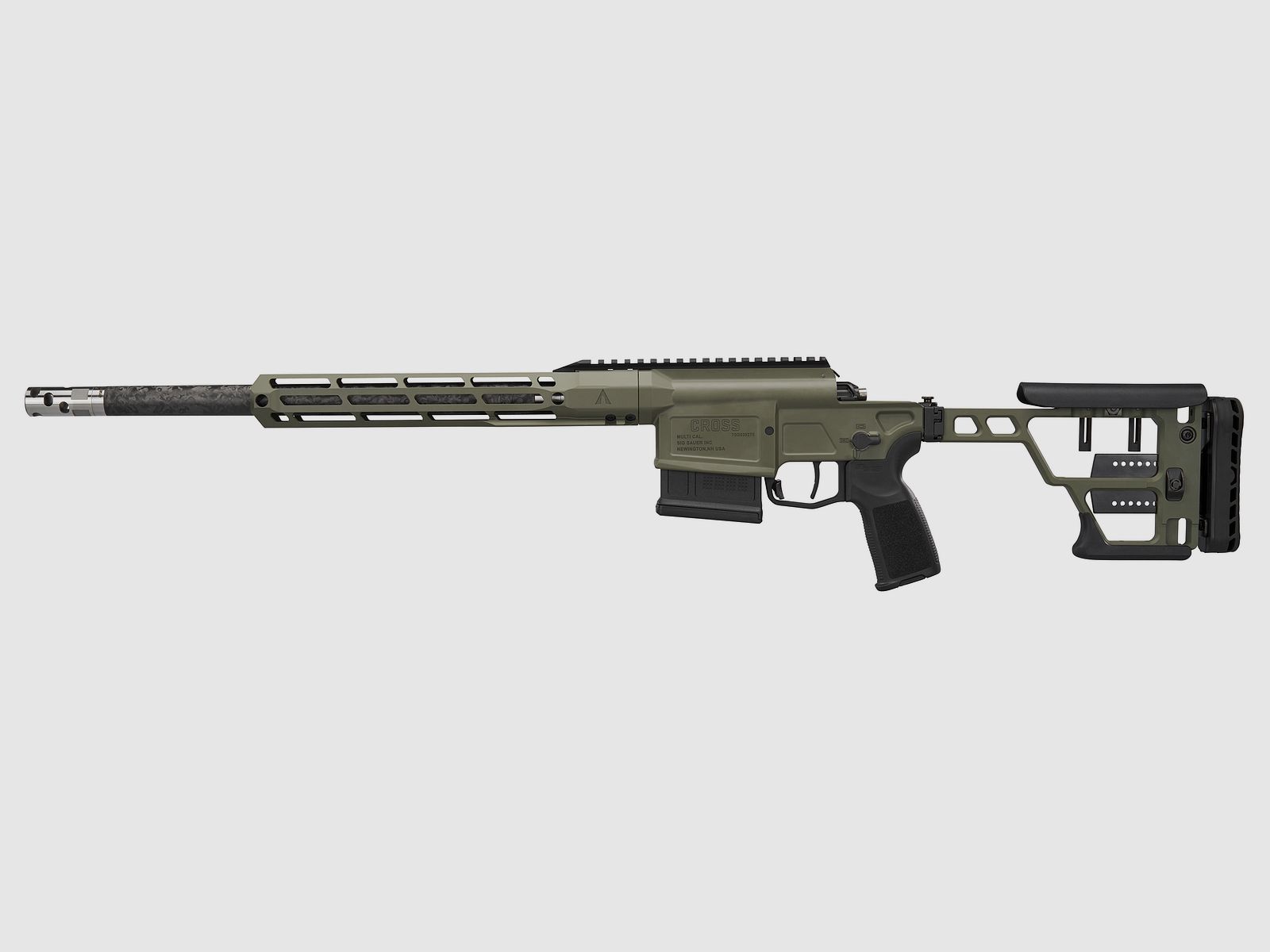 SIG SAUER CROSS SAWTOOTH Moss Green .308 Win Short Action - Herhalingsgeweer