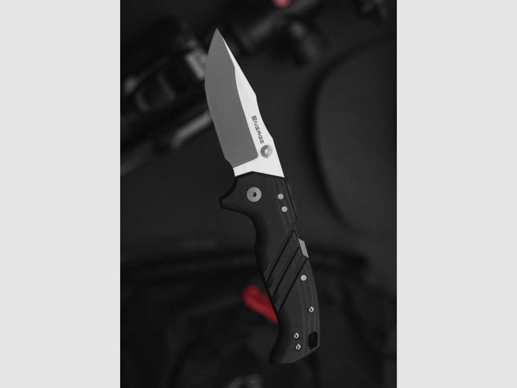 Cold Steel Engage Taschenmesser, 3,5-Zoll-Klinge, Clip-Point, S35VN