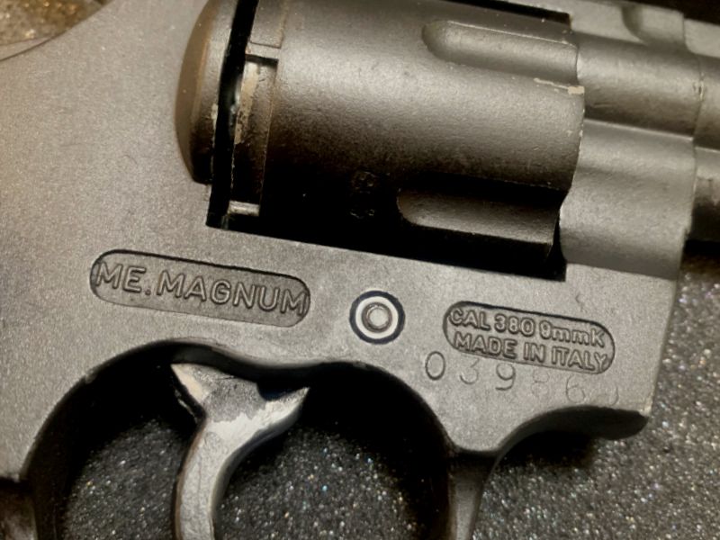 ME 38 Magnum Schreckschuss-Revolver brüniert im Kaliber 9mm R.K. (PTB 438)