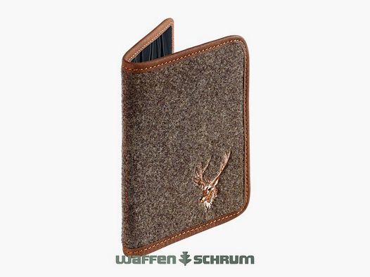 Étui de permis de chasse Fritzmann en feutre/cuir