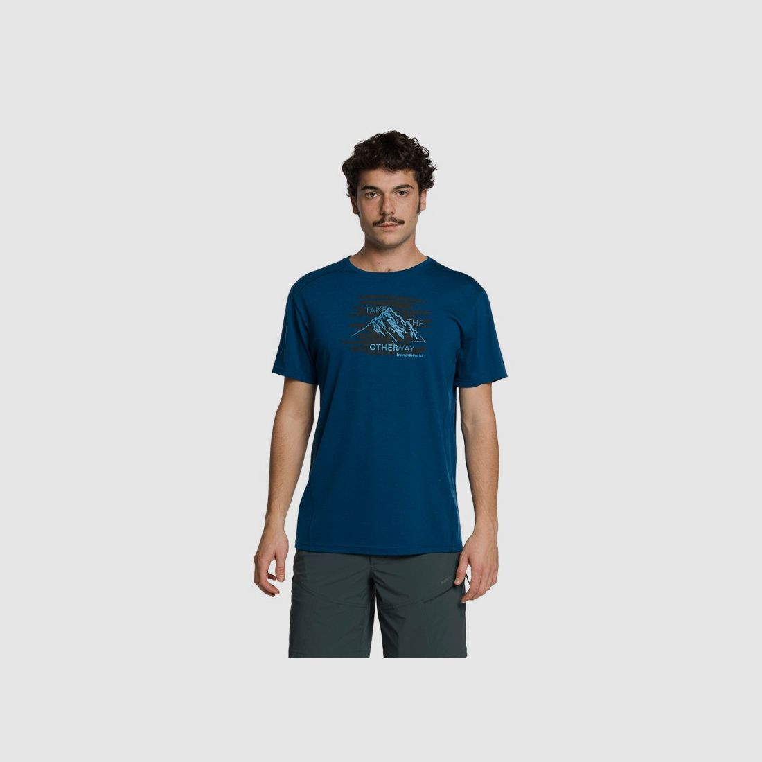 Trangoworld T-SHIRT ARVIEUX BLAU, Bild 2 von 4