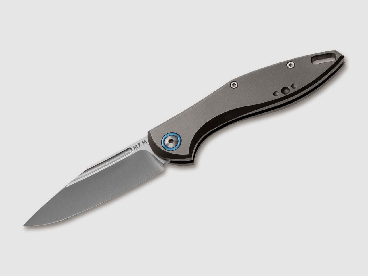 Taschenmesser Fara Titanium mit Leder Steck-Etui mit Grtelschlaufe