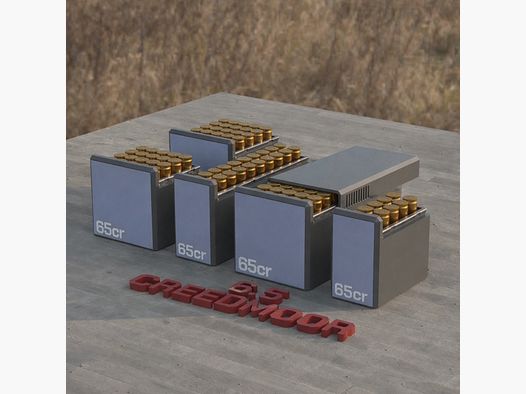 Filamelt ammunition box / 6.5 Creedmoor / 'sliding lid' / cartridge box, ammo box