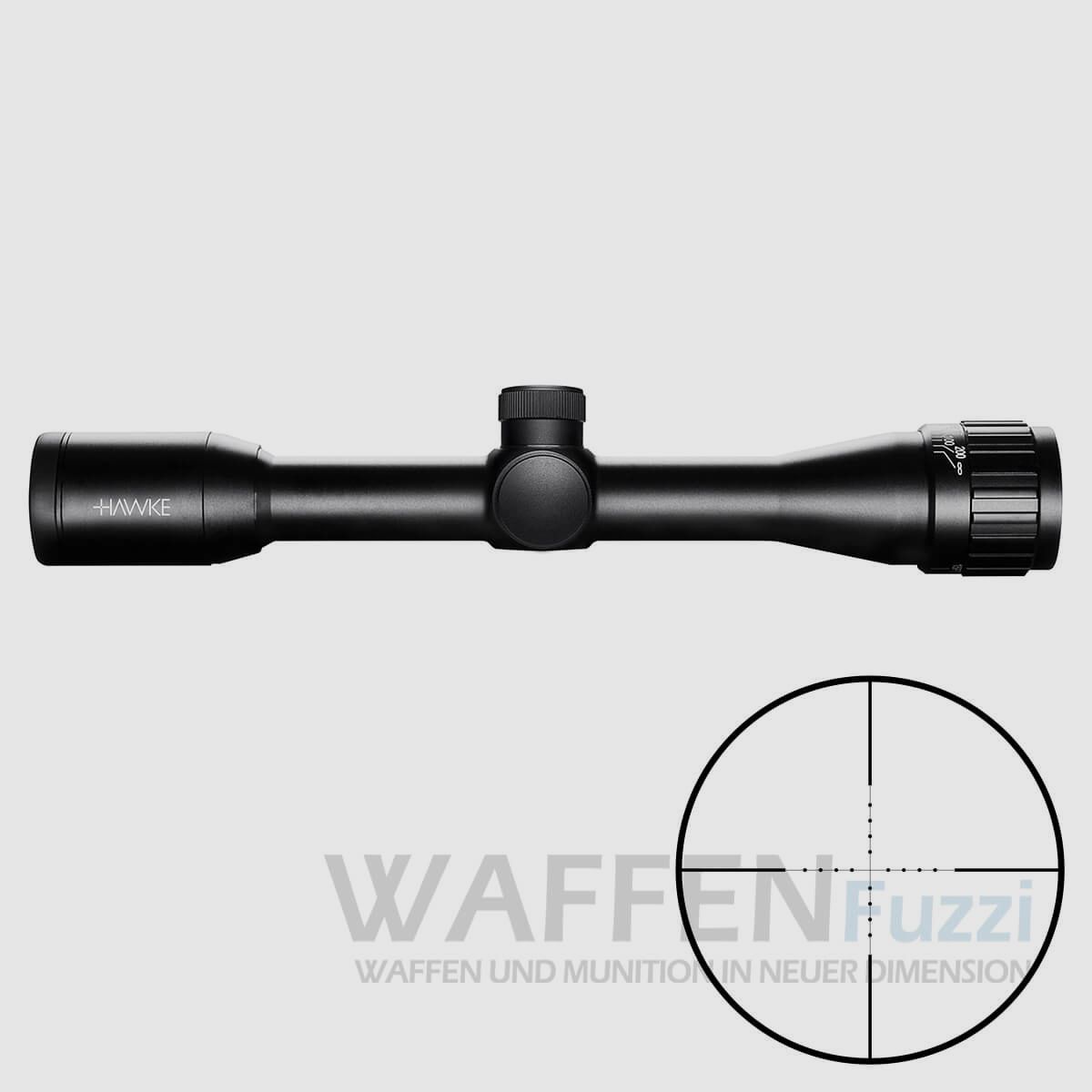 Hawke Vantage 4x32 AO telescopio resistente agli urti e agli urti con parallasse da 9 metri