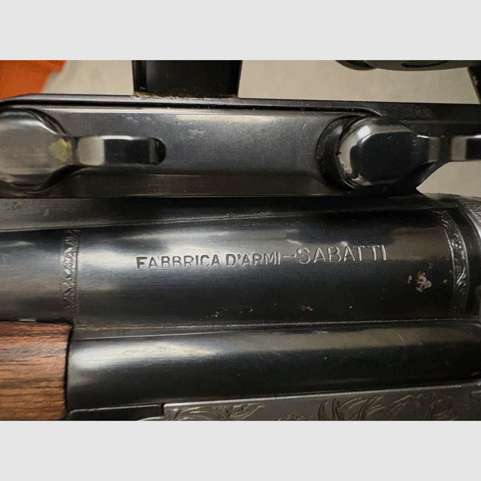 Kipplaufbüchse Sabatti 98, inkl. Optik, Waffenkoffer und Munition