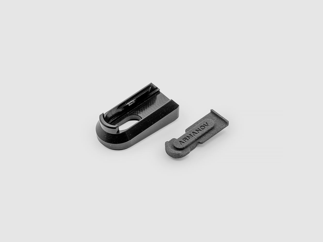 Armanov MP1911MF Metalform / Cobra-Mag Spider Line Magazinbasis für 1911, Farbe: Grau, Bild 1 von 3