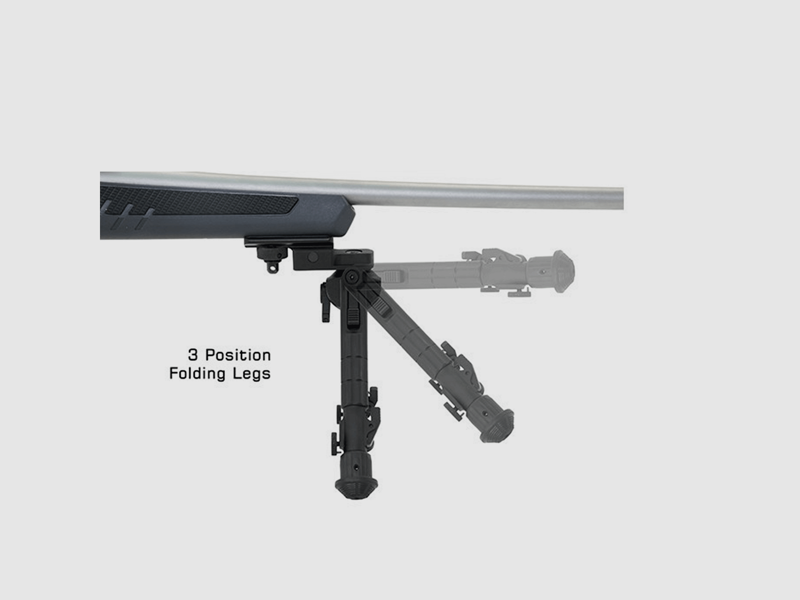 UTG PRO – BIPOD RECON 360°, Centrale Hoogte 7″ – 9″ (BIPOD), afbeelding 4 van 4