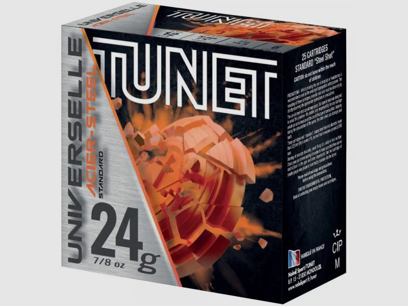 TUNET UNIVERSELLE 12/70 2,4G - STAHLSCHROT - 25 STÜCK