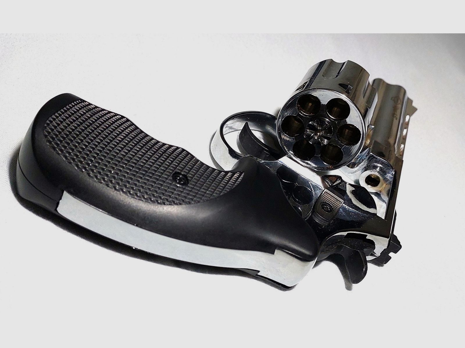 Ekol Viper 4,5 Zoll Schreckschuss Revolver Chrom 9 mm R.K. (PTB 1003) wie neu!