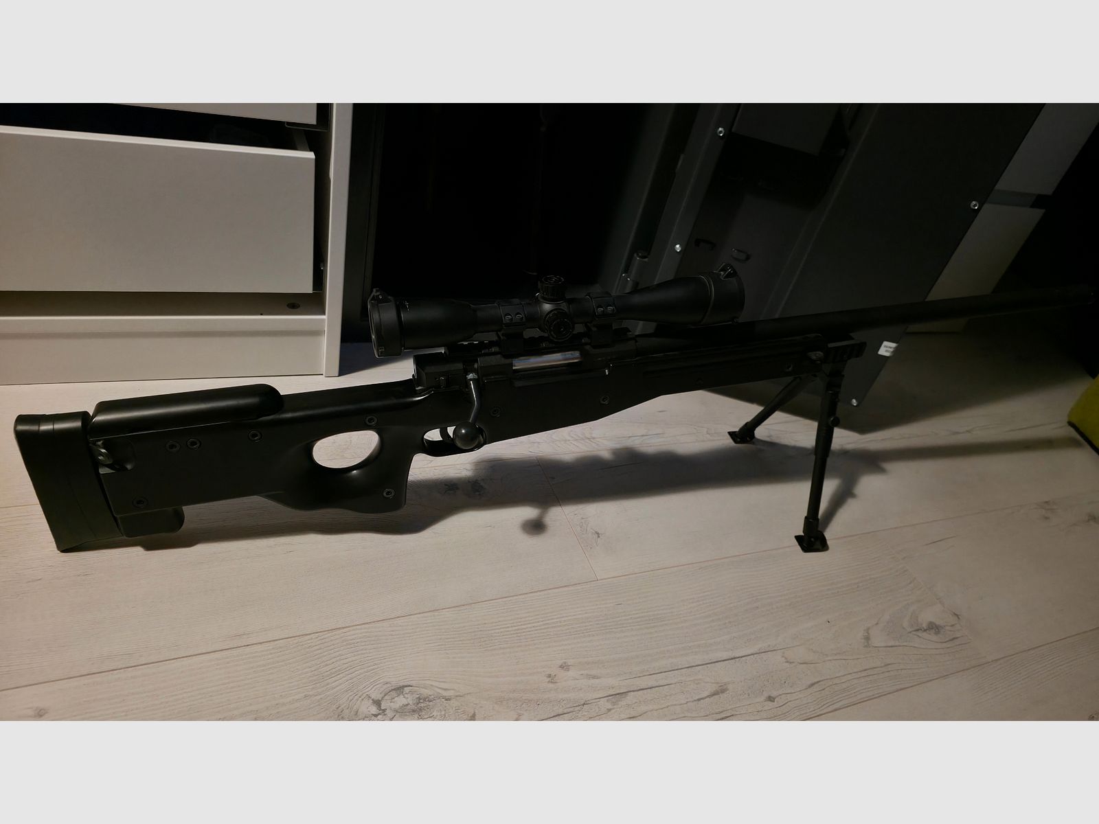 Fusil de précision Airsoft L96 avec lunette et bipied
