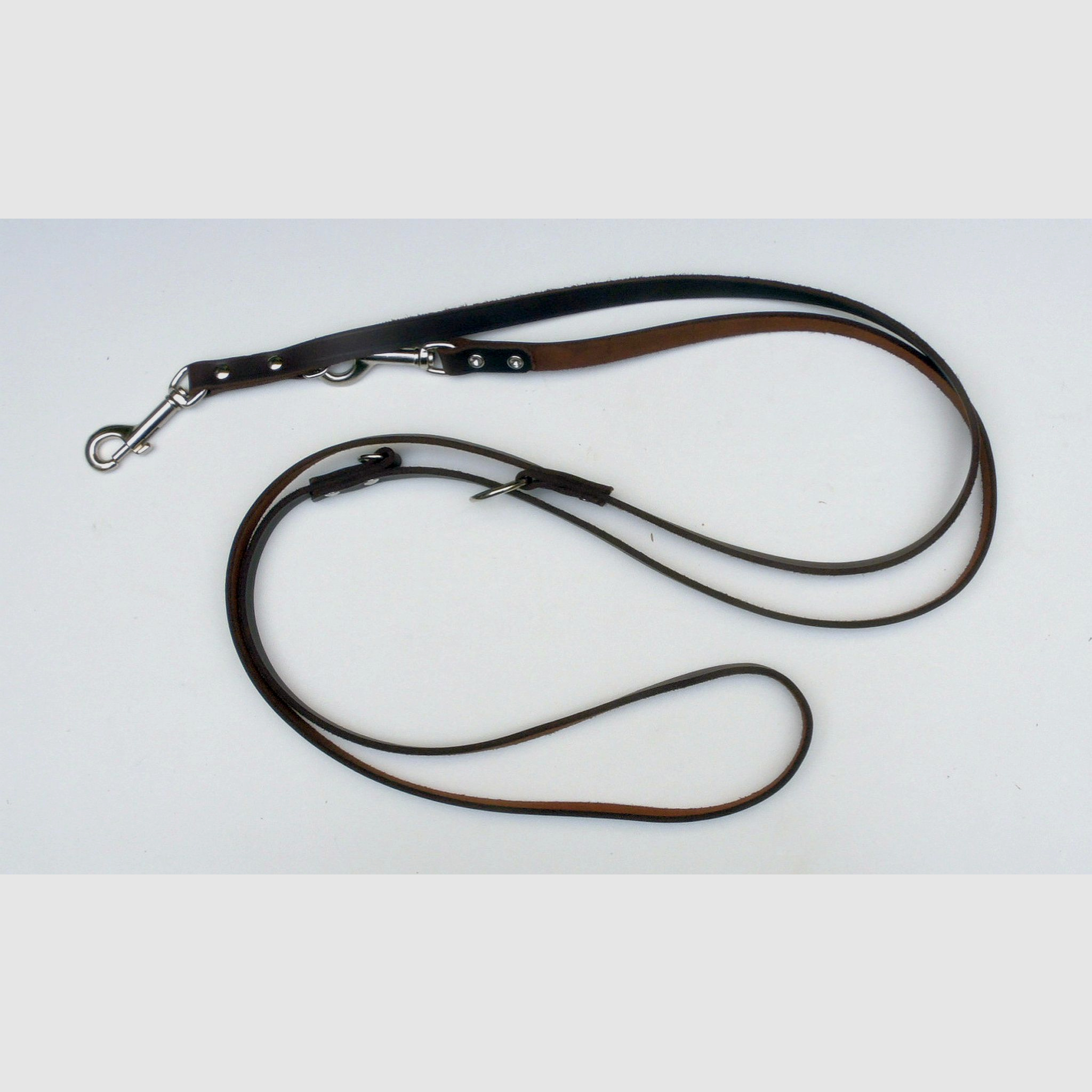 Führleine Soft genietet 14/240 braun