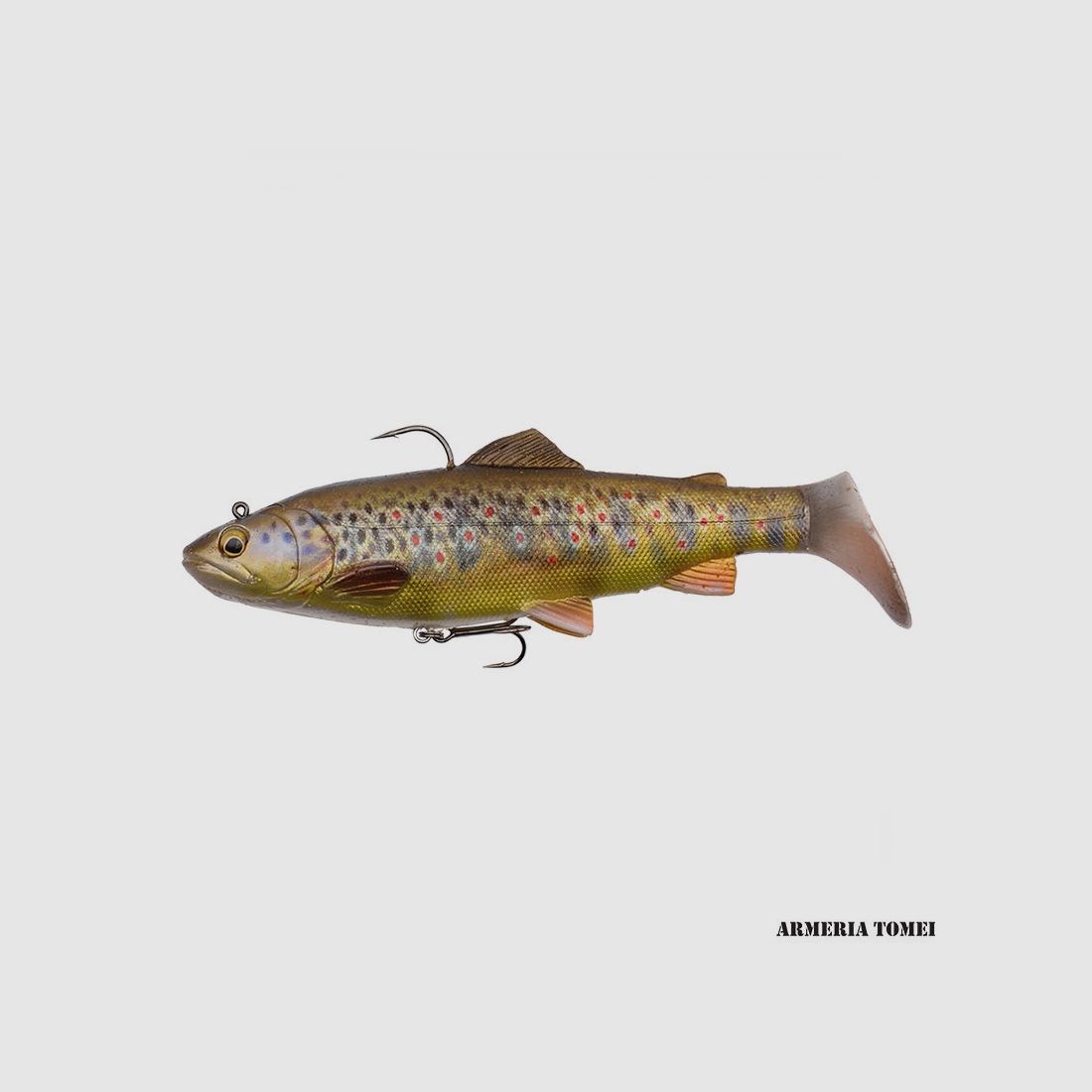 SAVAGE GEAR – 4D TROUT RATTLE SHAD 20.5cm – 8″ 120g – 4 1/4 oz MODERATE SINK MS 03 Dark Brown Trout