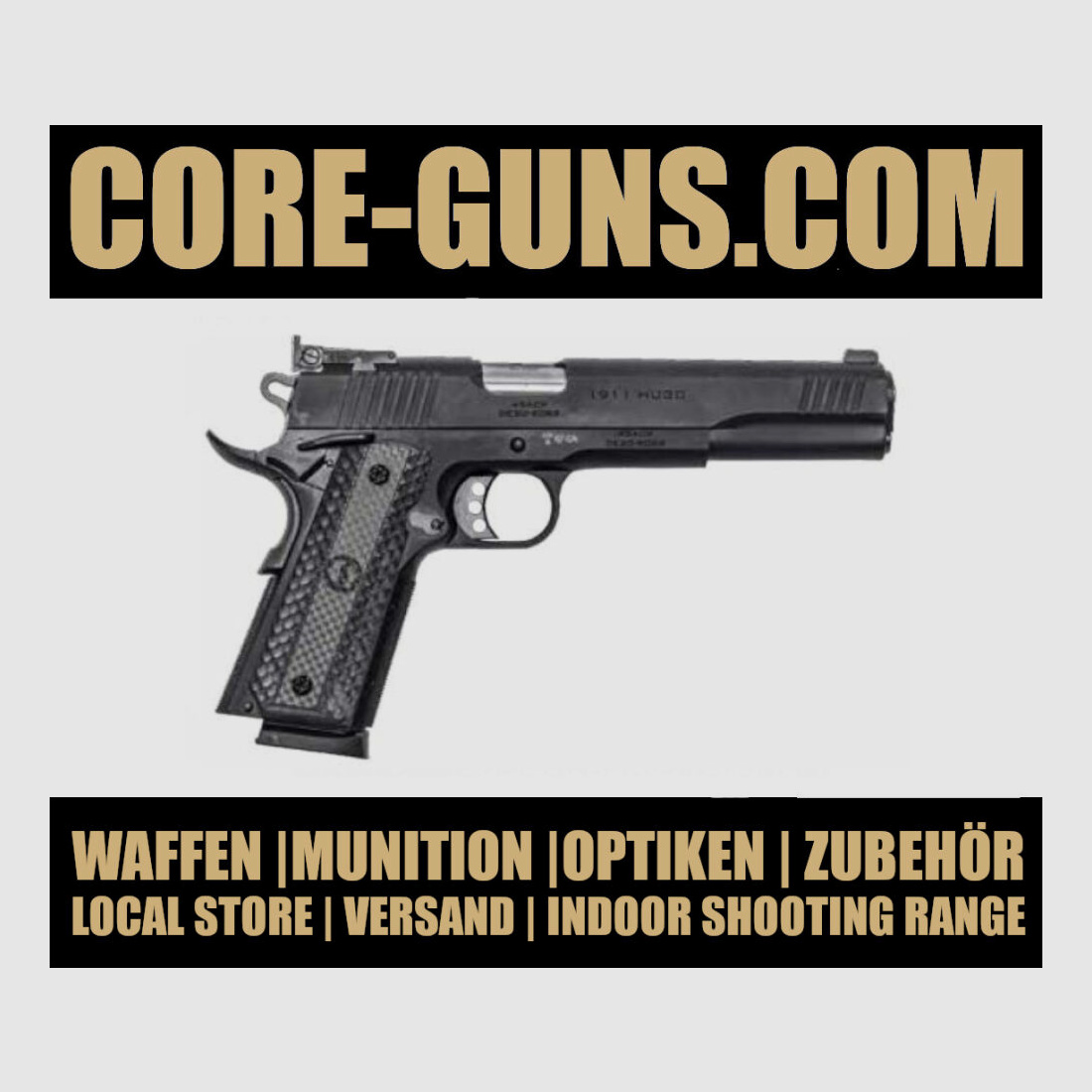 Schmeisser Hugo 1911 6" kaliber 45ACP pistolet półautomatyczny wyprodukowany w Niemczech dostępny od ręki - wysyłka +20€ (cena sugerowana: 1699€)