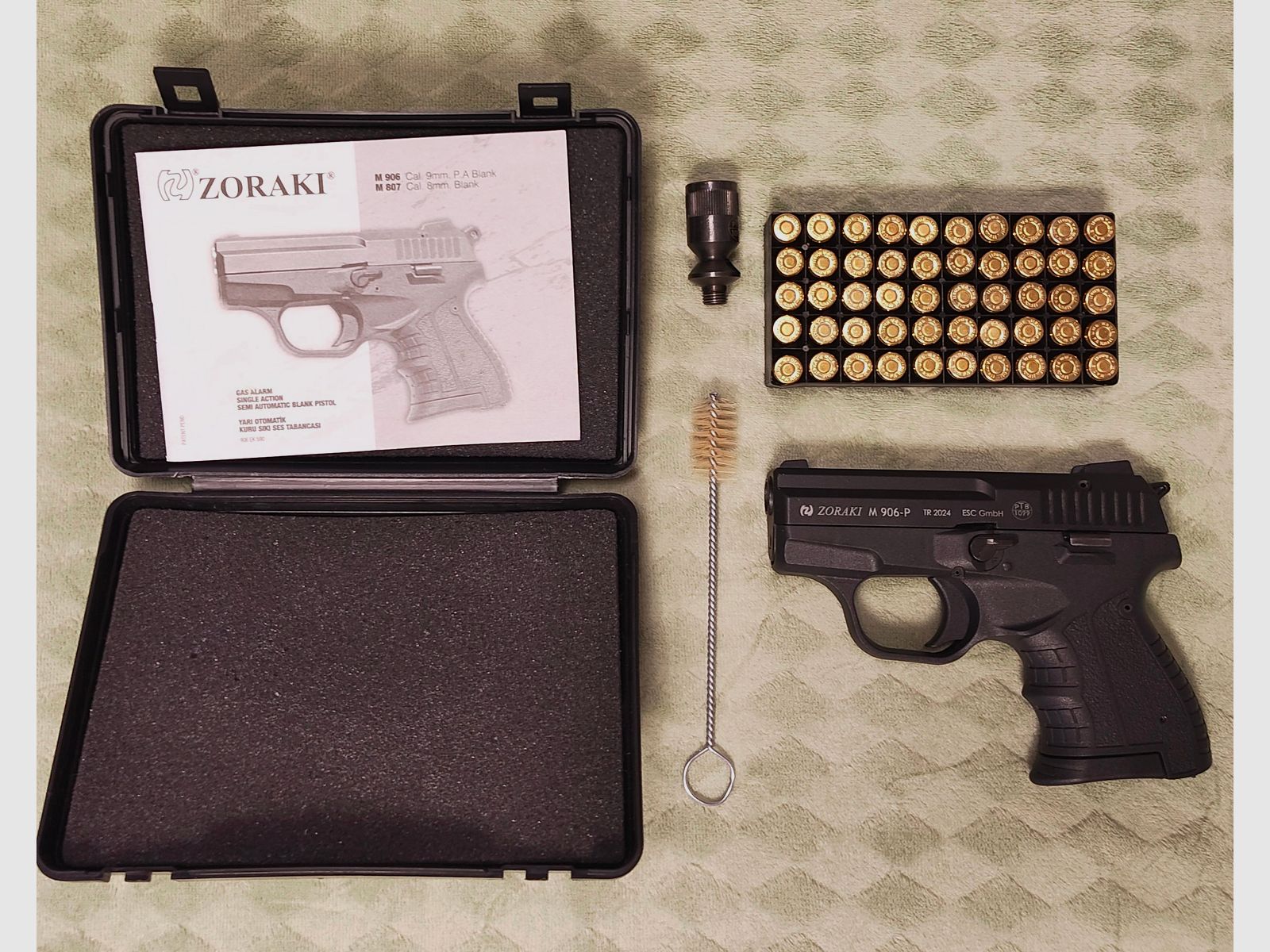 Zoraki 906-P Schreckschusspistole P.A.K. PTB 1099