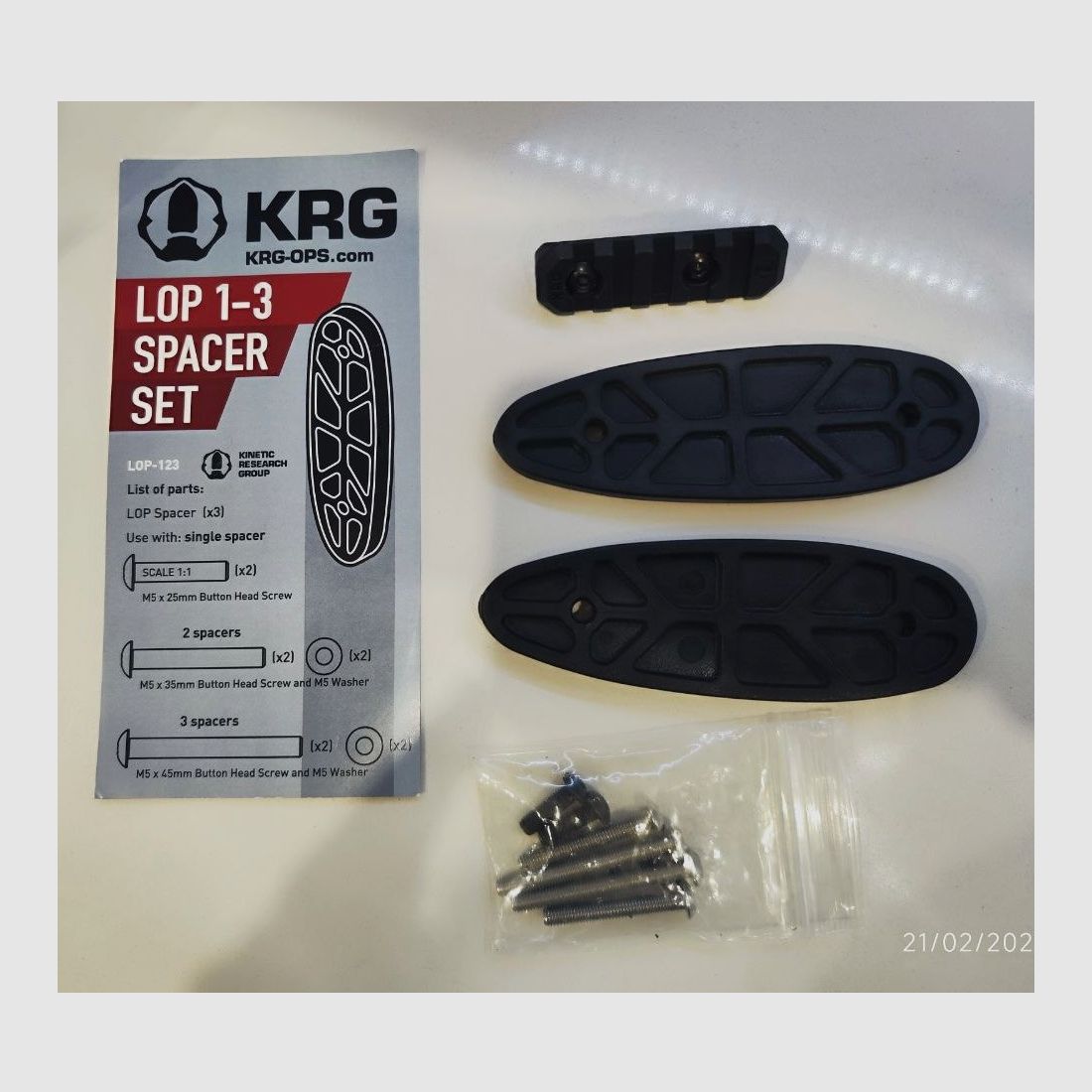 Chassis KRG BRAVO Remington 700 SA Black